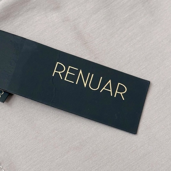 ๐๐ RENUAR Khaki Cropped Pantsโ | Preppy Fall Laced Ankle Dockside Chic Sz 4 - Picture 5 of 6